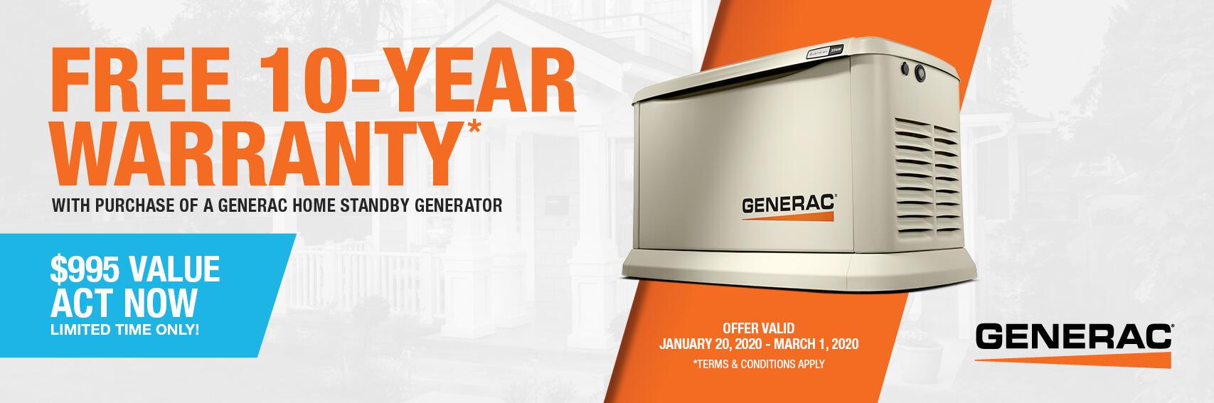 Homestandby Generator Deal | Warranty Offer | Generac Dealer | Volo, IL